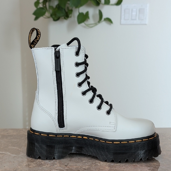 Dr. Martens White Combat Boots - Picture 5 of 10